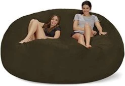 Chill Sack Bean Bag Chair: Giant 8' Memory Foam Furniture Bean Bag - Big Sofa With Soft Micro Fiber Cover - Olive 29 Chill Sack Bean Bag Chair: Giant 8' Memory Foam Furniture Bean Bag - Big Sofa With Soft Micro Fiber Cover - Olive -Safavieh Furniture 41XvyyF52zL. AC