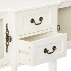 Kings Brand Furniture Wood Buffet Sideboard Cabinet Console Table, Cream White 8 Kings Brand Furniture Wood Buffet Sideboard Cabinet Console Table, Cream White -Safavieh Furniture 41YArYTxLGL