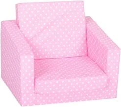 Delsit Toddler Chair & Kids Sofa - European Made Children's 2 In 1 Flip Open Foam Single Sofa, Toddler Fold Out Chair, Kids Couch, Comfy Flip Out Lounge (Gray With Stars) -Safavieh Furniture 41YJgDegCuL. AC