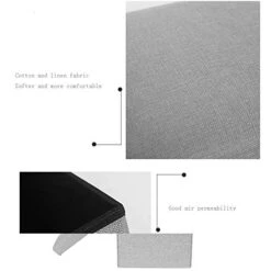 DOUBAO Foldable Storage Stool Storage Baskets Fabric Storage Box Use As A Stool Bedroom Living Room Footrest Laundry Basket 30 * 30 * 30 (Color : Black) -Safavieh Furniture 41YLWuzFjML