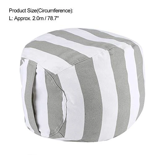 Aqur2020 Large Capacity Stuffed Storage Bag Large Capacity Kids Stuffed Toy Household Supplies Storage Bag Organizer Space Saver Bags (L Grey) 1 Aqur2020 Large Capacity Stuffed Storage Bag Large Capacity Kids Stuffed Toy Household Supplies Storage Bag Organizer Space Saver Bags (L Grey)