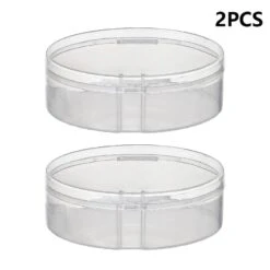 Miihello 2PCS Puff Box PP Storage Case Cosmetic Case Uses: To Store Powder Puffs 11 Miihello 2PCS Puff Box PP Storage Case Cosmetic Case Uses: To Store Powder Puffs -Safavieh Furniture 41YRFqEpcUL
