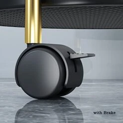 Free Standing Kitchen Storage Shelf Rack Kitchen Rack Floor Multi-layer Movable Trolley Bedroom Dormitory Storage Storage Rack Small Vegetable Rack Home Kitchen Bakers Rack Microwave Oven Stand ( Colo -Safavieh Furniture 41YTk2XzlQL