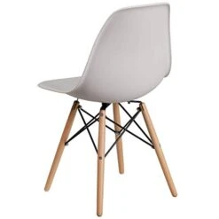 Flash Furniture Elon Series White Plastic Chair With Wooden Legs 18 Flash Furniture Elon Series White Plastic Chair With Wooden Legs -Safavieh Furniture 41YWcbXIZZL