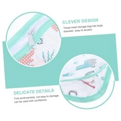 Unomor Kids Beach Bag Shopping Tote Poppets For Kids Mesh Beach Bag Mesh Bag Drawstring Mesh Tote Small Mesh Bag Toy Bag Kids Beach Pouch Portable Beach Bag Green Drawstring Grid Sandbag -Safavieh Furniture 41Yhd9EsNvL