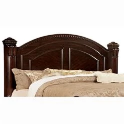 Of America FOA Oulette 3pc Cherry Solid Wood Bedroom Set - King + Nightstand + Chest -Safavieh Furniture 41YtXPn8tYS
