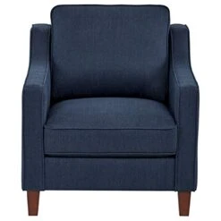 Amazon Brand – Stone & Beam Blaine Modern Upholstered Living Room Accent Chair, 32.3"W, Navy Blue -Safavieh Furniture 41Z1jU95iYL