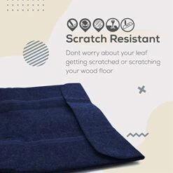 Dining Table Leaf Storage Bag Ultra Soft And Thick Premium Quality Felt Secure Blue 61 X 36 Inches -Safavieh Furniture 41Z8JRBVB8L