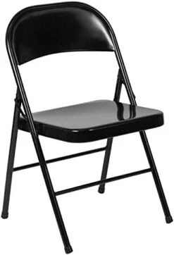 Flash Furniture HERCULES Series Double Braced Beige Metal Folding Chair -Safavieh Furniture 41ZAcP KewL. AC