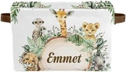 Animals Funny City Transportation Car Personalized Large Storage Box For Toy,Bathroom,Nursery,Home Kitchen Shelves,Custom Closet Decorative Storage Bins 4 Pack -Safavieh Furniture 41ZAiwQZPdL. AC