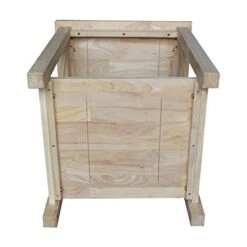 International Concepts Hampton End Table, Unfinished -Safavieh Furniture 41Zi8MUiDQL