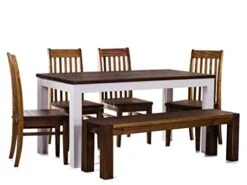 TableChamp Chair Classic Rio Oak Antique White, Set Of 2, Solid Pine Wood Oiled Oil 20 TableChamp Chair Classic Rio Oak Antique White, Set Of 2, Solid Pine Wood Oiled Oil -Safavieh Furniture 41Zut1OlbvL