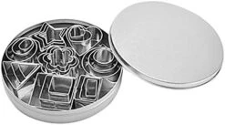 TEEGUI Biscuits Pattern DIY 24 Set Geometric Mold Of Steel Dookie Stainless Kitchen,Dining Bar Love Notes For Lunches (B, One Size) 10 TEEGUI Biscuits Pattern DIY 24 Set Geometric Mold Of Steel Dookie Stainless Kitchen,Dining Bar Love Notes For Lunches (B, One Size) -Safavieh Furniture 41aKujQetL. AC