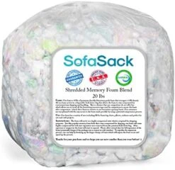 Sofa Sack Shredded Foam Refill: Memory Foam Filling Refill For Bean Bags, Dog Beds And Pillows, 30lbs, Multi-Color -Safavieh Furniture 41aTjMZfFfL. AC