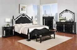 Pholstered Panel 5Pc Queen Bedroom Set(Q/D/M/N/C) -Safavieh Furniture 41aa6ajtC7L. AC