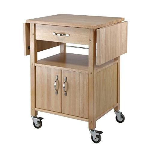 Winsome Wood Drop-Leaf Kitchen Cart 1 Winsome Wood Drop-Leaf Kitchen Cart
