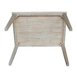 International Concepts Solid Wood Top Table With Shaker Legs, Standard Height -Safavieh Furniture 41bH7QcQlnL