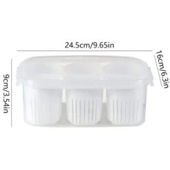 YAMSLAM Box Fresh-keeping Box Minced Garlic