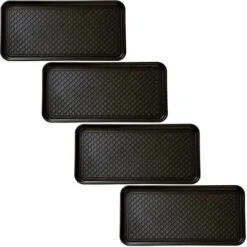 Stalwart 75-ST6012 All Weather Boot Tray-Water Resistant Plastic Utility Shoe Mat For Indoor And Outdoor Use In All Seasons (Black), Large 17 Stalwart 75-ST6012 All Weather Boot Tray-Water Resistant Plastic Utility Shoe Mat For Indoor And Outdoor Use In All Seasons (Black), Large -Safavieh Furniture 41bX6w24p6L. AC