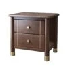 ERTUO Nightstand With 2 Drawers,Bedside Table Storage Cabinet,for Bedroom Living Room
