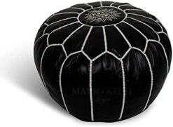 MARRAKESH STYLE Comfortable Leather Ottoman Pouf - Handmade Unstuffed Moroccan Pouf Cover - Square Pouf & Foot Rest Ottoman - Perfect For Living Rooms Bedrooms & Kids Room - Square Brown 17 MARRAKESH STYLE Comfortable Leather Ottoman Pouf - Handmade Unstuffed Moroccan Pouf Cover - Square Pouf & Foot Rest Ottoman - Perfect For Living Rooms Bedrooms & Kids Room - Square Brown -Safavieh Furniture 41c3IW86YcL. AC
