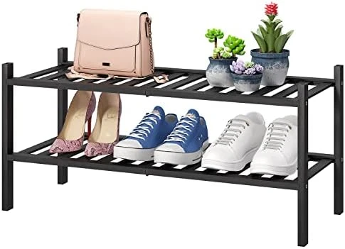 Viewcare 3-Tier Free Standing Shoe Racks, Stackable | Beautiful | Natural | Functional | Sturdy, Bamboo Shoe Rack For Entryway Hallway Closet 6 Viewcare 3-Tier Free Standing Shoe Racks, Stackable | Beautiful | Natural | Functional | Sturdy, Bamboo Shoe Rack For Entryway Hallway Closet - Image 6