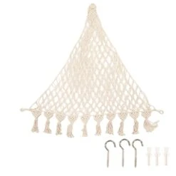 VGEBY Stuffed Animal Hammock, Hand Knitted Bohemian Style Cotton Rope Plush Hammock For Plush Toy Storage(Type 5 (47.2x47.2x49.2in)) -Safavieh Furniture 41cyTMsVlIL