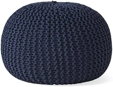 Christopher Knight Home Nahunta Pouf, Coral 11 Christopher Knight Home Nahunta Pouf, Coral - Image 11