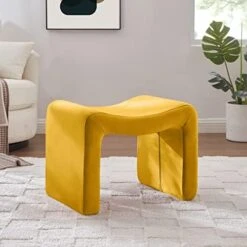 VANOMi Small Footstool Ottoman, Multi-Functional Modern Foot Stool, Sofa Footrest Extra Seating For Living Room, Entryway, Hallways And Bedrooms -Safavieh Furniture 41dRa8rHCCL. AC