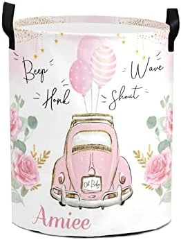 Watercolor Unicorn Personalized Laundry Basket Clothes Hamper With Handles Waterproof,Custom Collapsible Laundry Storage Baskets For Bedroom,Bathroom Decorative Large Capacity 13 Watercolor Unicorn Personalized Laundry Basket Clothes Hamper With Handles Waterproof,Custom Collapsible Laundry Storage Baskets For Bedroom,Bathroom Decorative Large Capacity - Image 13