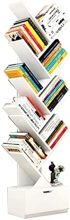 Tree Shelf, Tree Shaped Standing Shelf, Vertical Floor-to-ceiling Bookshelves, Space Saving Tree Bookshelves For Living Room Home Office Bookshelves In Office, Living Room ( Color : Wood Color , Size 7 Tree Shelf, Tree Shaped Standing Shelf, Vertical Floor-to-ceiling Bookshelves, Space Saving Tree Bookshelves For Living Room Home Office Bookshelves In Office, Living Room ( Color : Wood Color , Size - Image 7
