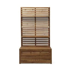 Christopher Knight Home Priscilla Indoor Wooden Hall Tree, Teak Finish