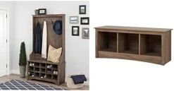 Prepac Space-Saving Entryway Hall Tree, 13Lx23.5Wx72.5H, Espresso 12 Prepac Space-Saving Entryway Hall Tree, 13Lx23.5Wx72.5H, Espresso -Safavieh Furniture 41dhmvfBXUL. AC