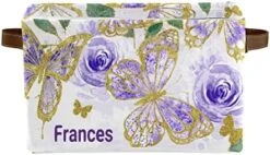 Pink Striped Dancer Girls Personalized Large Storage Box For Toy,Bathroom,Nursery,Home Kitchen Shelves,Custom Closet Decorative Storage Bins 1 Pack -Safavieh Furniture 41e3OQFDULL. AC 1