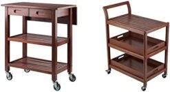 Winsome Wood Jonathan Kitchen Walnut -Safavieh Furniture 41ebNrlMIL. AC