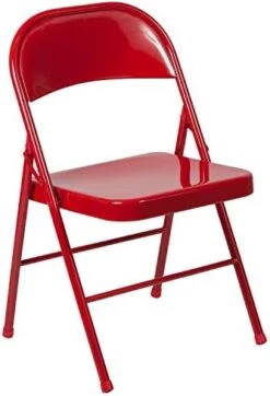 Flash Furniture HERCULES Series Double Braced Beige Metal Folding Chair -Safavieh Furniture 41ecDTfm2SL. AC