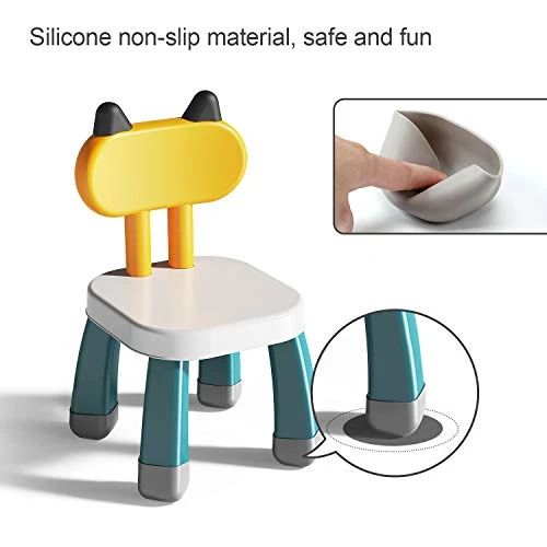 GobiDex Toddler Chair For Boys And Girls, Durable Kids Plastic Chair, 9.5" W X 9.5" D X 18.5" H For Indoor Or Outdoor, Playroom, Nursery, Birthday Gifts For Kids 6 GobiDex Toddler Chair For Boys And Girls, Durable Kids Plastic Chair, 9.5" W X 9.5" D X 18.5" H For Indoor Or Outdoor, Playroom, Nursery, Birthday Gifts For Kids - Image 6