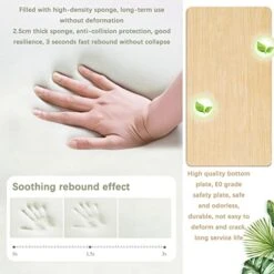 LXBAMKEA Children's Room Self-Adhesive Wall Stickers, Soft Bag Anti-Collision 3D Wall Panels, Nursery Playroom Protective Wall Cushion, Home Living Room Waterproof Decor Wall Pad (Color : Pattern-2, 19 LXBAMKEA Children's Room Self-Adhesive Wall Stickers, Soft Bag Anti-Collision 3D Wall Panels, Nursery Playroom Protective Wall Cushion, Home Living Room Waterproof Decor Wall Pad (Color : Pattern-2, -Safavieh Furniture 41fepZ4o4UL