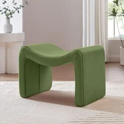 VANOMi Small Footstool Ottoman, Multi-Functional Modern Foot Stool, Sofa Footrest Extra Seating For Living Room, Entryway, Hallways And Bedrooms -Safavieh Furniture 41g3mB5P2jL. AC