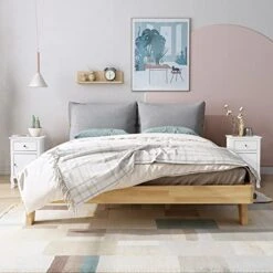 Cffuvros 2 PCS Country Nightstand, With 1 Drawer And 1 Door, Wood Night Stand For Bedroom Night Tables, Bedside End Table For Bedroom Living Room Storage Organizer -Safavieh Furniture 41gFGRpIqyL 1