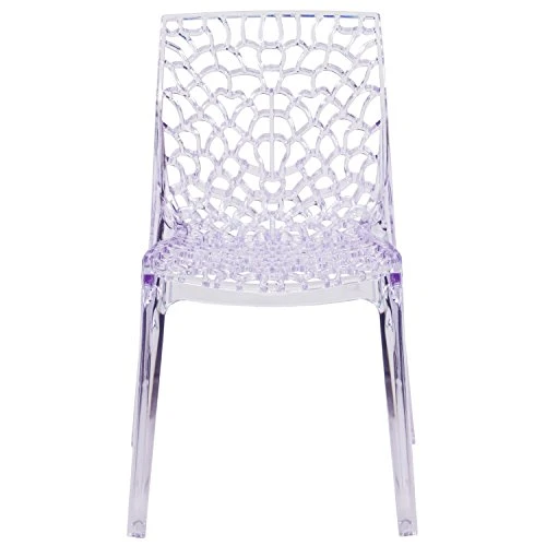 Flash Furniture Vision Series Transparent Stacking Side Chair 4 Flash Furniture Vision Series Transparent Stacking Side Chair - Image 4