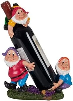 Starsoul Gnomes Single Wine Bottle Holder Funny Wine Rack Resin Wine Holder Stand Holiday Party Decor For Home Kitchen Bar Countertop Tabletop Best Gift For Wine Lovers -Safavieh Furniture 41gUtwnhxIL. AC