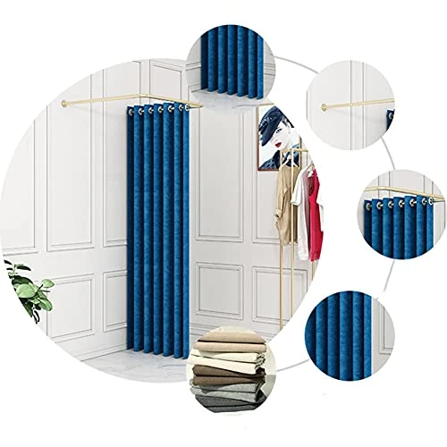 SHIJINHAO Portable Locker Room, Clothing Store Fitting Room Floor-Standing Mobile Shielding Privacy Protection Fitting Room, Cut Off Used For The Mall, Boutiques (Color : White, Size : 80x80cm) 2 SHIJINHAO Portable Locker Room, Clothing Store Fitting Room Floor-Standing Mobile Shielding Privacy Protection Fitting Room, Cut Off Used For The Mall, Boutiques (Color : White, Size : 80x80cm) - Image 2