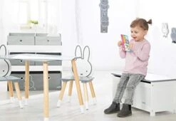 Roba Miffy® Play Shelf - Bunny Grey Children's Multi-Bin Toy Organizer, Shelf Storage Cabinet With 5 Fabric Boxes, Boys & Girls 11 Roba Miffy® Play Shelf - Bunny Grey Children's Multi-Bin Toy Organizer, Shelf Storage Cabinet With 5 Fabric Boxes, Boys & Girls -Safavieh Furniture 41gmXTfgl8L