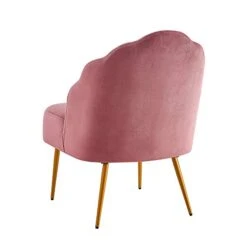 Ball & Cast Accent Chair, 26D X 23.5W X 32.25H In, Rose 12 Ball & Cast Accent Chair, 26D X 23.5W X 32.25H In, Rose -Safavieh Furniture 41gnuy9kKPL