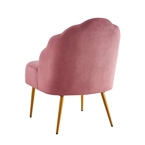 Ball & Cast Accent Chair, 26D X 23.5W X 32.25H In, Rose 4 Ball & Cast Accent Chair, 26D X 23.5W X 32.25H In, Rose - Image 4