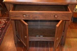 Crafters And Weavers Mission Oak Sideboard Or Entry Way Cabinet -Safavieh Furniture 41goFGLqA9L