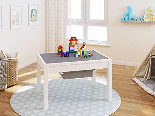 UTEX Large 2 In 1 Kid Activity Table With Storage For Older Kids, Play Table For Kids,Boys,Girls, Espresso 7 UTEX Large 2 In 1 Kid Activity Table With Storage For Older Kids, Play Table For Kids,Boys,Girls, Espresso - Image 7