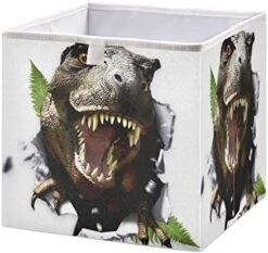 Silver White Glitter Pattern Round Storage Organizer Canvas Collapsible Box Chest Organizer For Edroom Closet Kid's Toys Laundry 11x11x11 Inch -Safavieh Furniture 41hM8fxY08L. AC