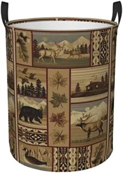 Large Laundry Hamper Collapsible Laundry Baskets Dinosaur Aggressive Wild T-Rex Dirty Clothes Hamper Waterproof Foldable Storage Bin For Toy Organizer Nursery -Safavieh Furniture 41hRbha3hyL. AC